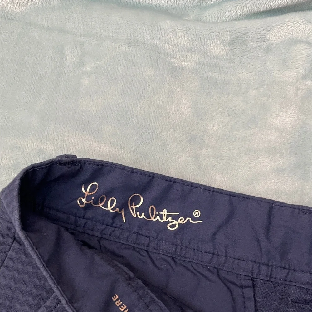 Lilly Pulitzer Dark Blue Women's Shorts - Picture 4 of 5